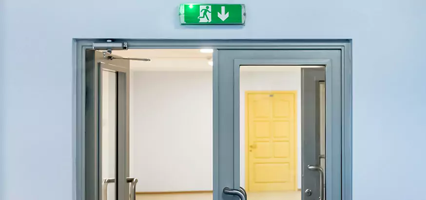 Fire Exit Door Repairs in West Lealman