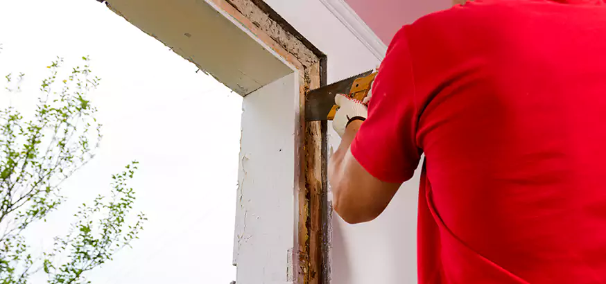 How our Door Jamb Repair Process Works in West Lealman, FL